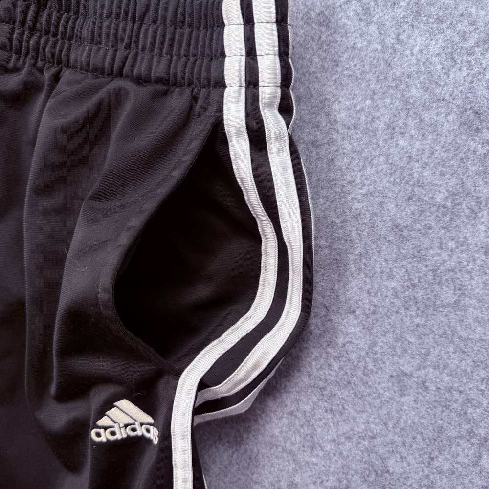 Adidas Men's LBlack Track Pants Activewear Joggers with White 3-Stripes Size L/G - Picture 13 of 16